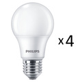 4-pack LED E27 Normal Frost 60W 806lm